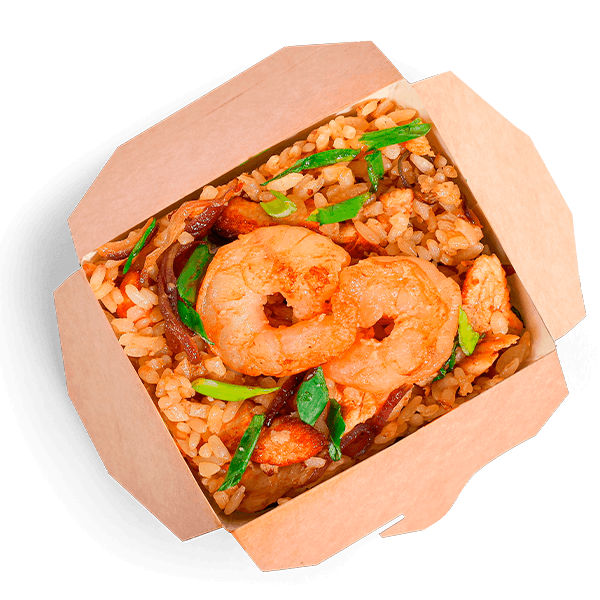 Паэлья с креветками